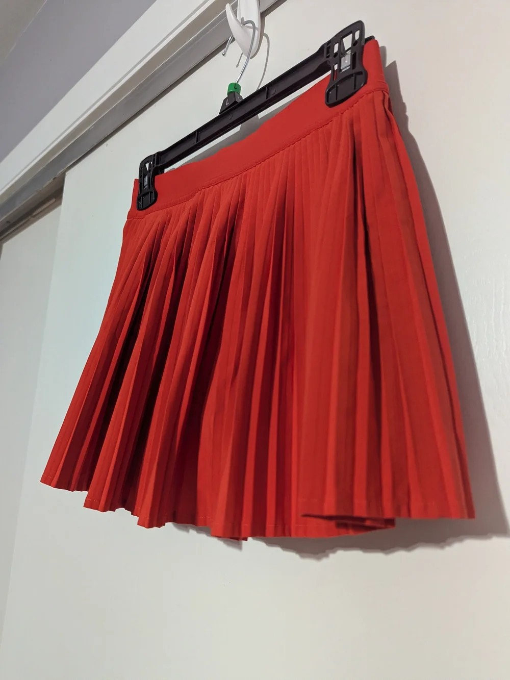 lululemon athletica Red Pleated Skater Skirt
